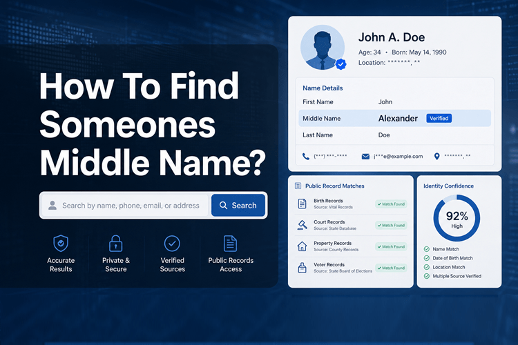 How To Find Someones Middle Name